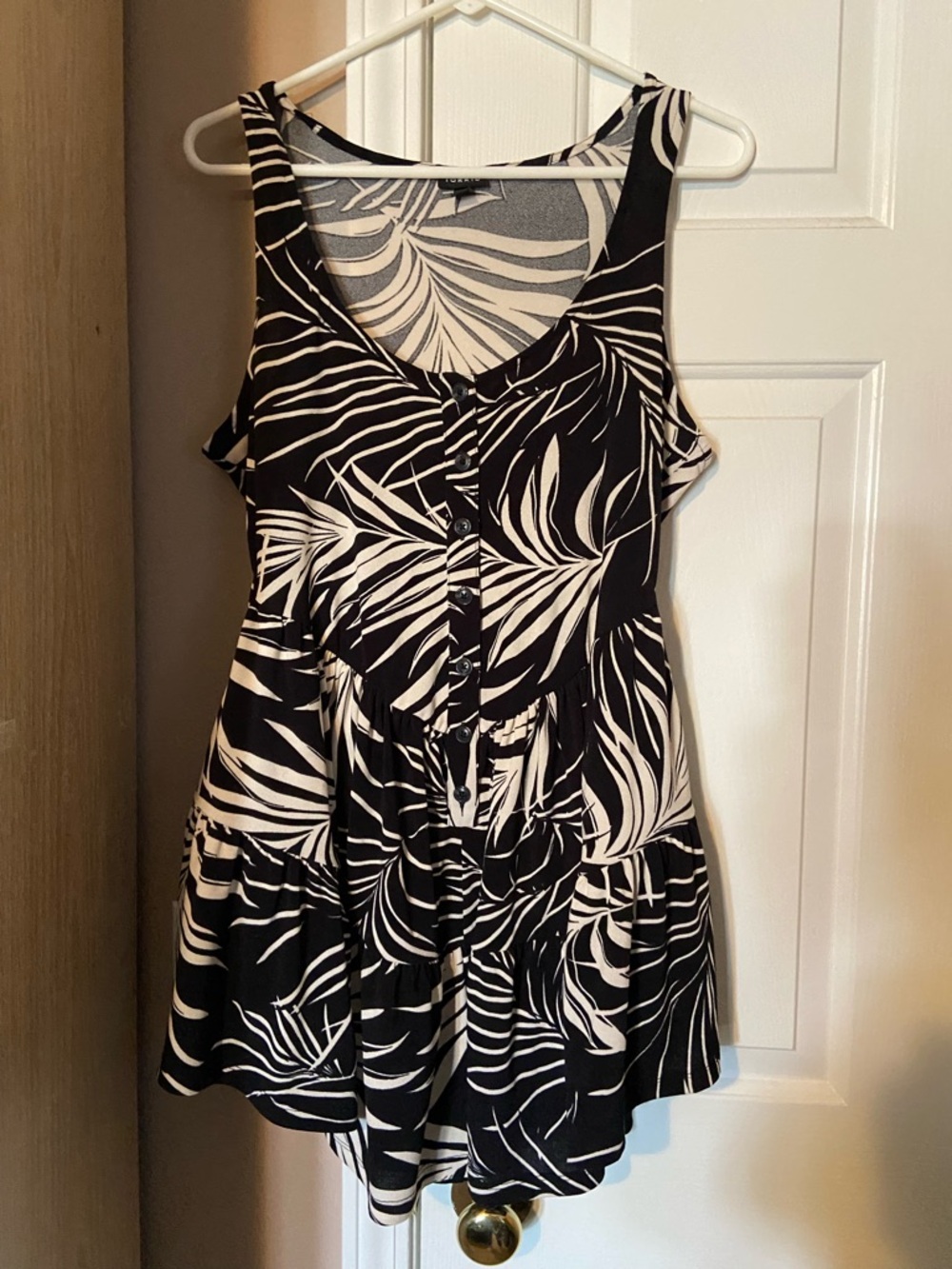 torrid Black and Cream Palm-print jumper